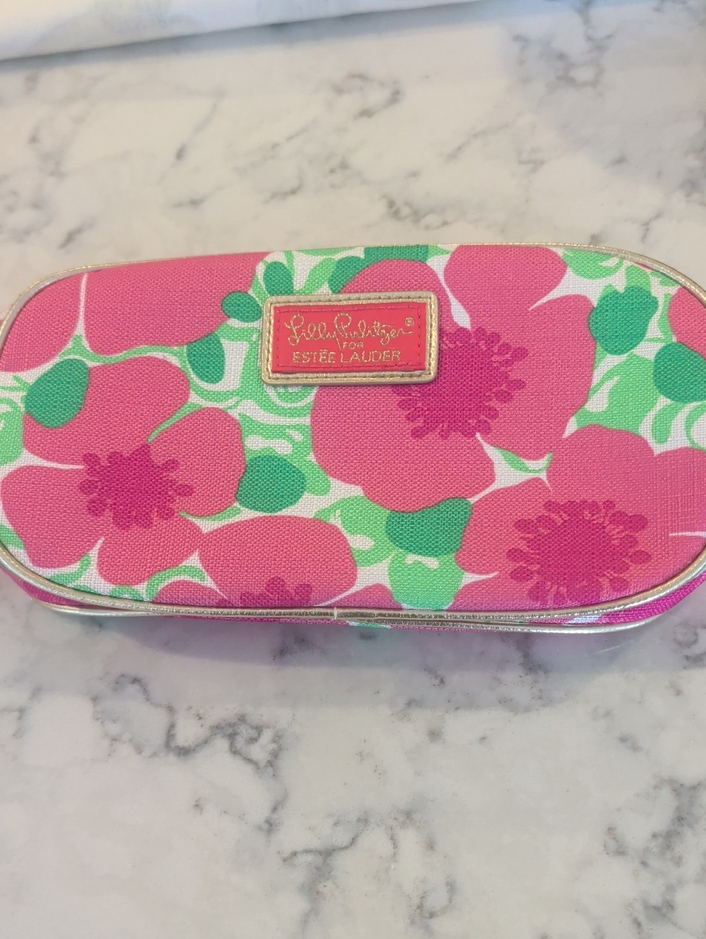 Nwt Lilly Pulitzer x Estée Lauder Pink Floral Makeup Case By Estee Lauder